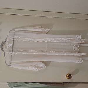 VICTORIA SECRET Sheer Lace Robe XS/S
